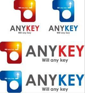 中津留　正倫 (cpo_mn)さんの「anykey」のロゴ作成への提案