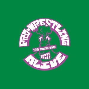 TDN (hironotetsuya)さんの既存のロゴデータを使ったプロレス団体の10周年記念Ｔシャツデザインへの提案