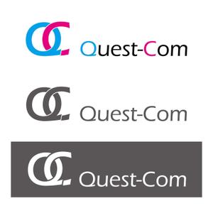 free_iwaiさんのWeb制作・システム開発会社「Quest-Com株式会社」のロゴへの提案