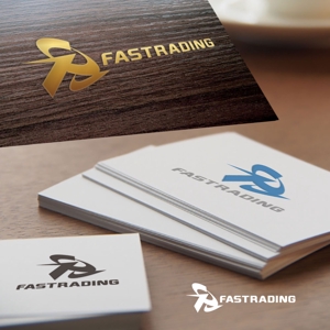 KOZ-DESIGN (saki8)さんのネット通信販売会社のロゴ　「Fastrading  ファストレーディング株式会社」のロゴ作成への提案