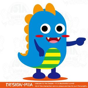 DESIGN-151A (non-wataboushi)さんの住宅会社ショールーム「住まいの体感ランド」の＜恐竜＞キャラクターの作成のお仕事への提案