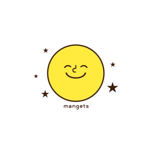 満月がにっこりと微笑んでいるイラストに対するsai333の事例 実績 提案一覧 Id イラスト制作の仕事 クラウドソーシング ランサーズ