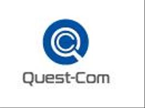 creative1 (AkihikoMiyamoto)さんのWeb制作・システム開発会社「Quest-Com株式会社」のロゴへの提案