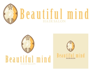 FISHERMAN (FISHERMAN)さんの美容室「Beautiful mind」のロゴ作成への提案
