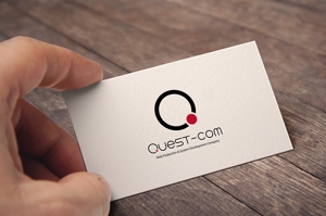 HELLO (tokyodesign)さんのWeb制作・システム開発会社「Quest-Com株式会社」のロゴへの提案