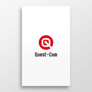 doremi (doremidesign)さんのWeb制作・システム開発会社「Quest-Com株式会社」のロゴへの提案