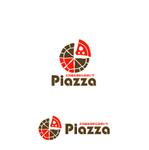 上忠 (uetyu)さんの石窯焼ピザのお店「ピアッツァ」のロゴ（商標登録予定なし）への提案