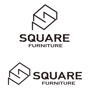 田中　威 (dd51)さんの箕面市船場にある家具屋「SQUARE FURNITURE」のロゴへの提案