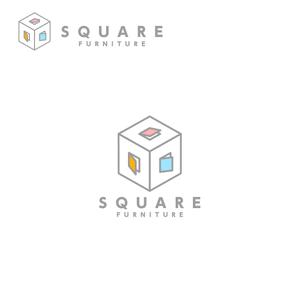 taguriano (YTOKU)さんの箕面市船場にある家具屋「SQUARE FURNITURE」のロゴへの提案