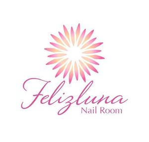 さんの「Nail Room Felizluna～フェリスルーナ～」のロゴ作成への提案