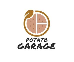 ぽんぽん (haruka0115322)さんのジャガイモ料理専門キッチンカー「POTATO GARAGE」のロゴへの提案