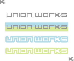 デザイン工房　初咲 (hatsuzaki)さんの「UNION  WORKS」のロゴ作成への提案