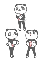 gokkan。 (coldnet7654)さんのパンダのアニメキャラクターへの提案