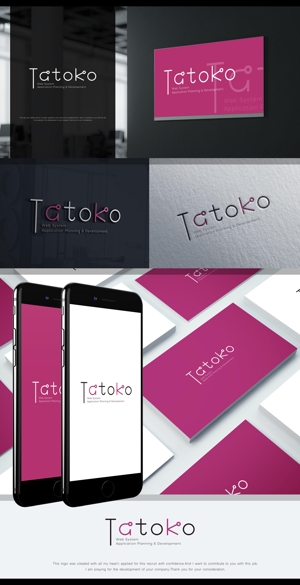 Nary (Nary528)さんの「株式会社Tatoko」の会社ロゴへの提案