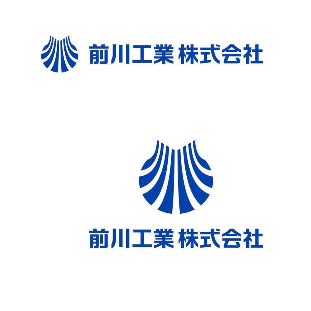 「前川工業株式会社」のロゴ作成