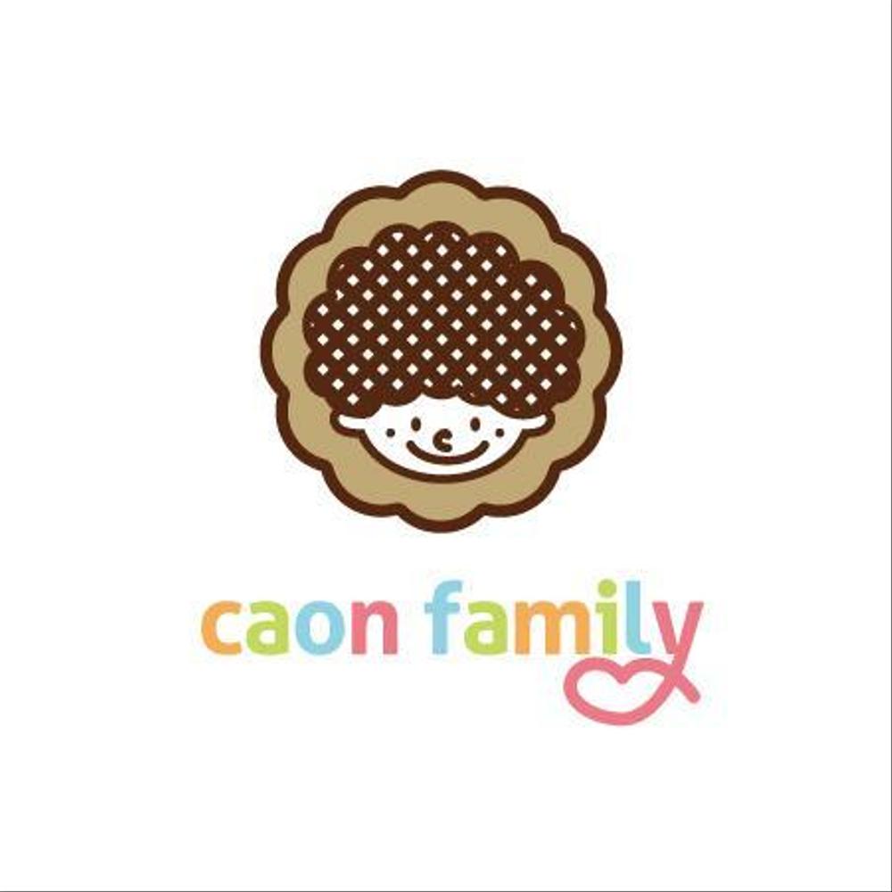 「caon family」のロゴ作成（商標登録無し）