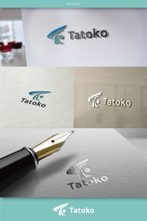 coco design (tomotin)さんの「株式会社Tatoko」の会社ロゴへの提案