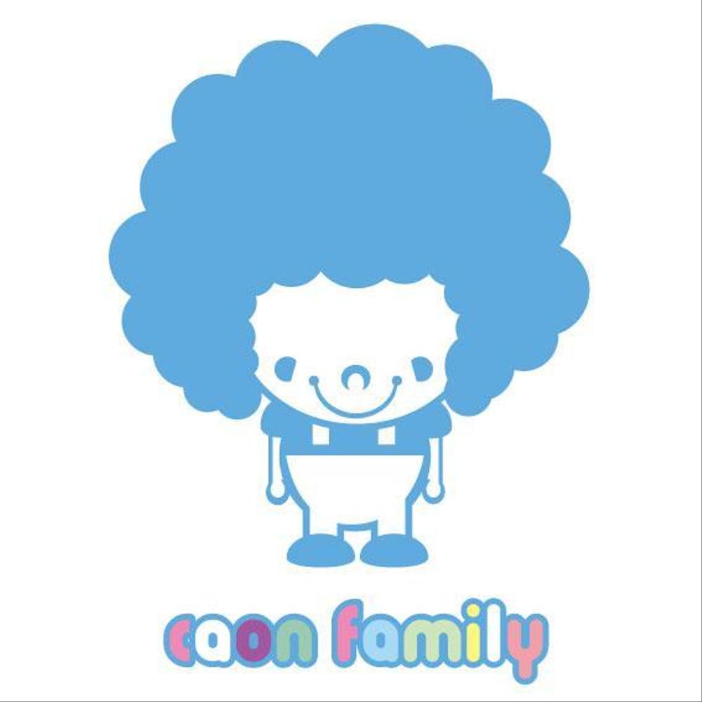 「caon family」のロゴ作成（商標登録無し）