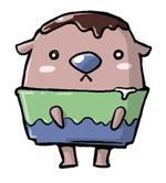さかい (sakai_mokku)さんの海藻あかもく、商品名は・あかもっくん、キャラクターデザインへの提案