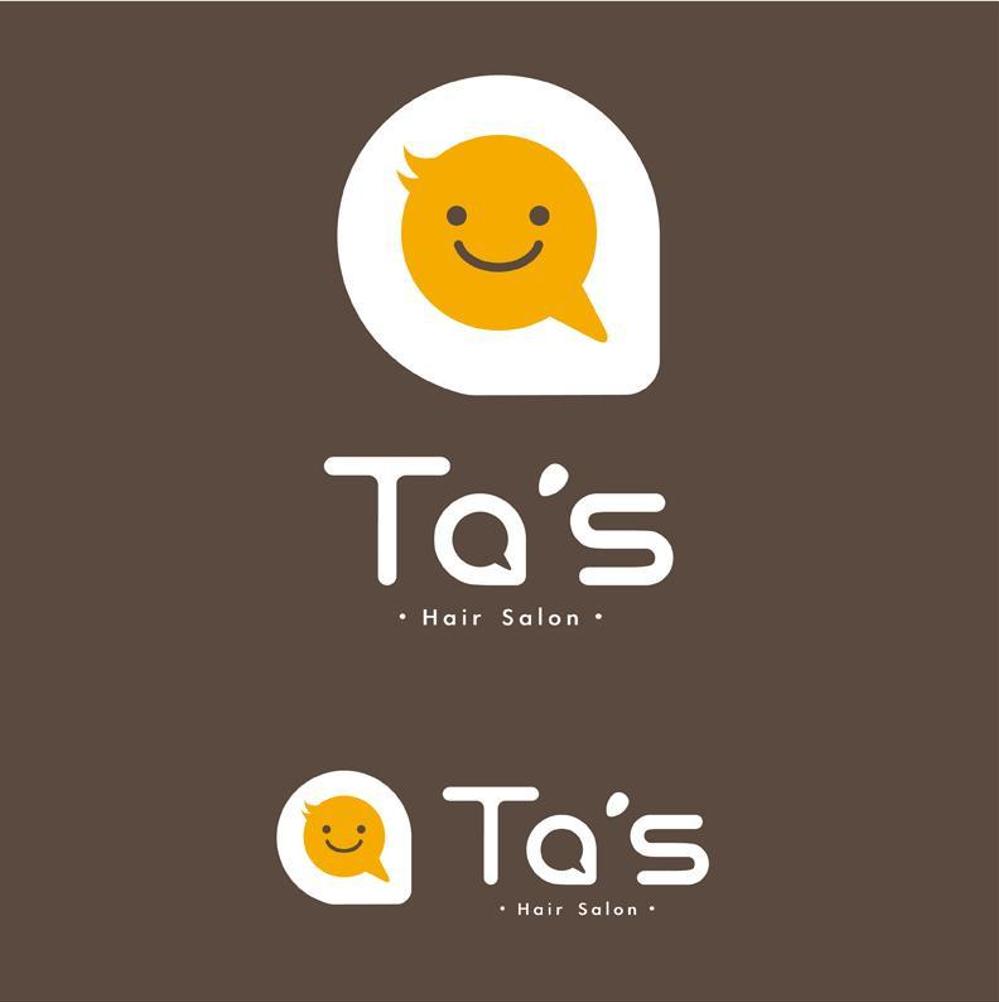 「ta's」のロゴ作成