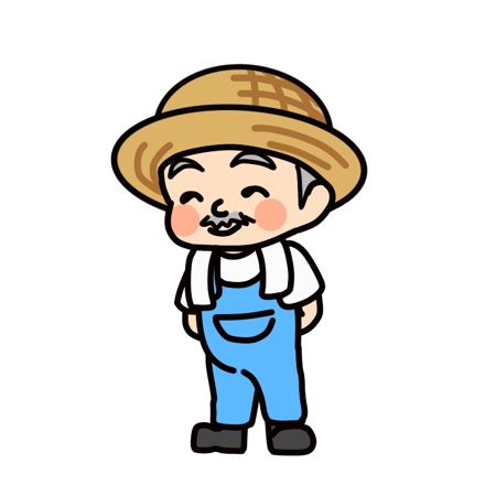 Sunsun3さんの事例 実績 提案 農産物食育ブログのゆるくてかわいい農家のおじさんキャラクターデザイン募集 初めましてsunsu クラウドソーシング ランサーズ