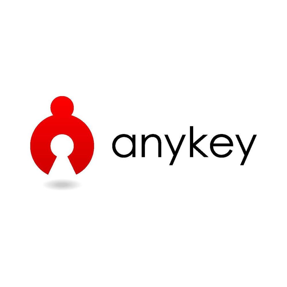 「anykey」のロゴ作成