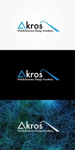 red3841 (red3841)さんのWEB＆ビジネスデザインスクール「Akros」のロゴへの提案