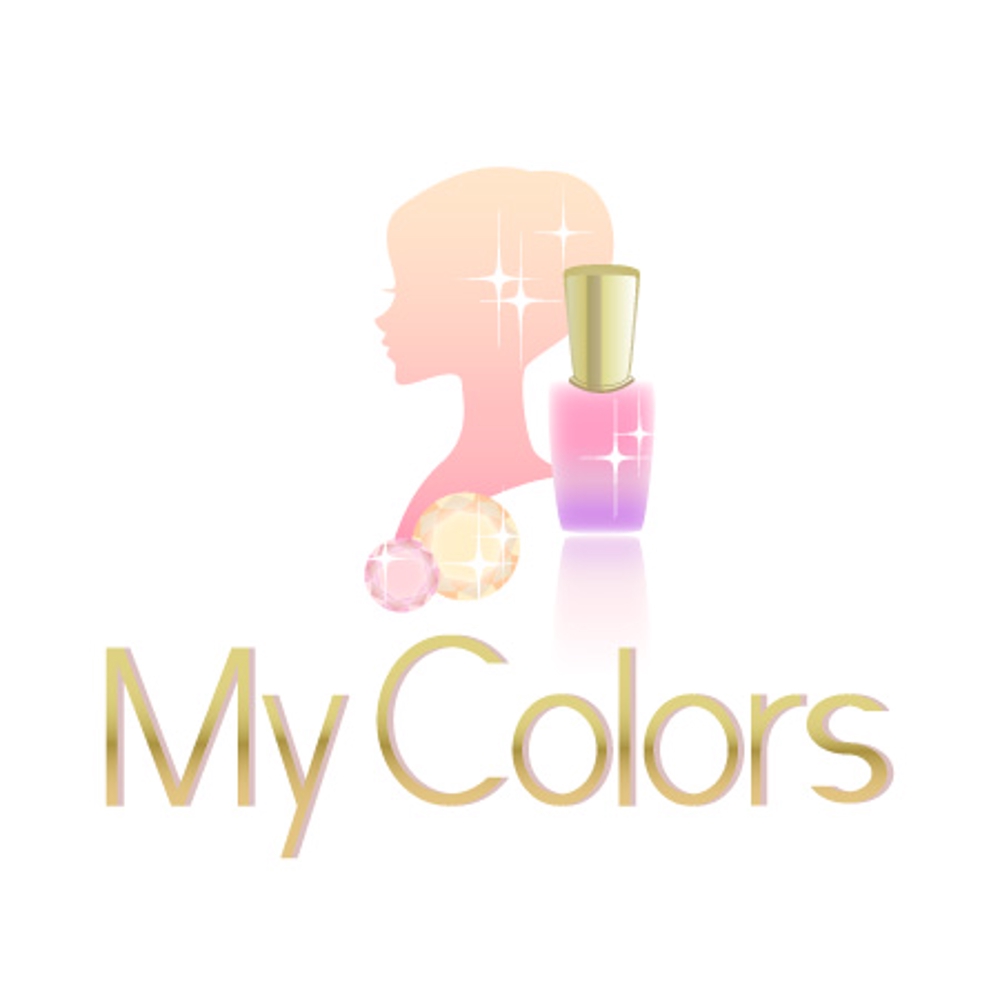 「My Colors」のロゴ作成