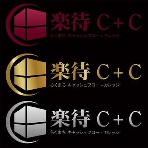 san_graphicさんの「楽待C+C(キャッシュフロープラスカレッジ)」のロゴ作成への提案