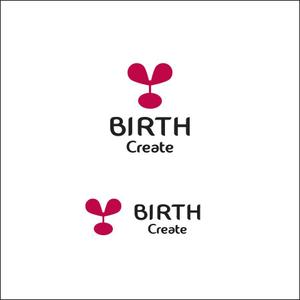 queuecat (queuecat)さんの様々なお祝いに対応する会社「株式会社BIRTH　Create」のロゴへの提案