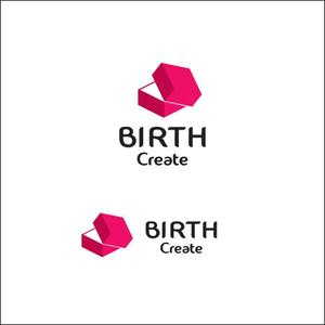 queuecat (queuecat)さんの様々なお祝いに対応する会社「株式会社BIRTH　Create」のロゴへの提案