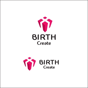 queuecat (queuecat)さんの様々なお祝いに対応する会社「株式会社BIRTH　Create」のロゴへの提案