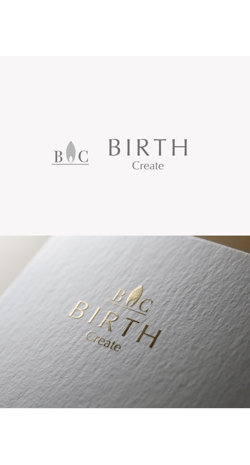 様々なお祝いに対応する会社「株式会社BIRTH　Create」のロゴ