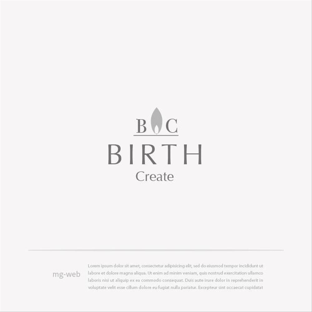 様々なお祝いに対応する会社「株式会社BIRTH　Create」のロゴ