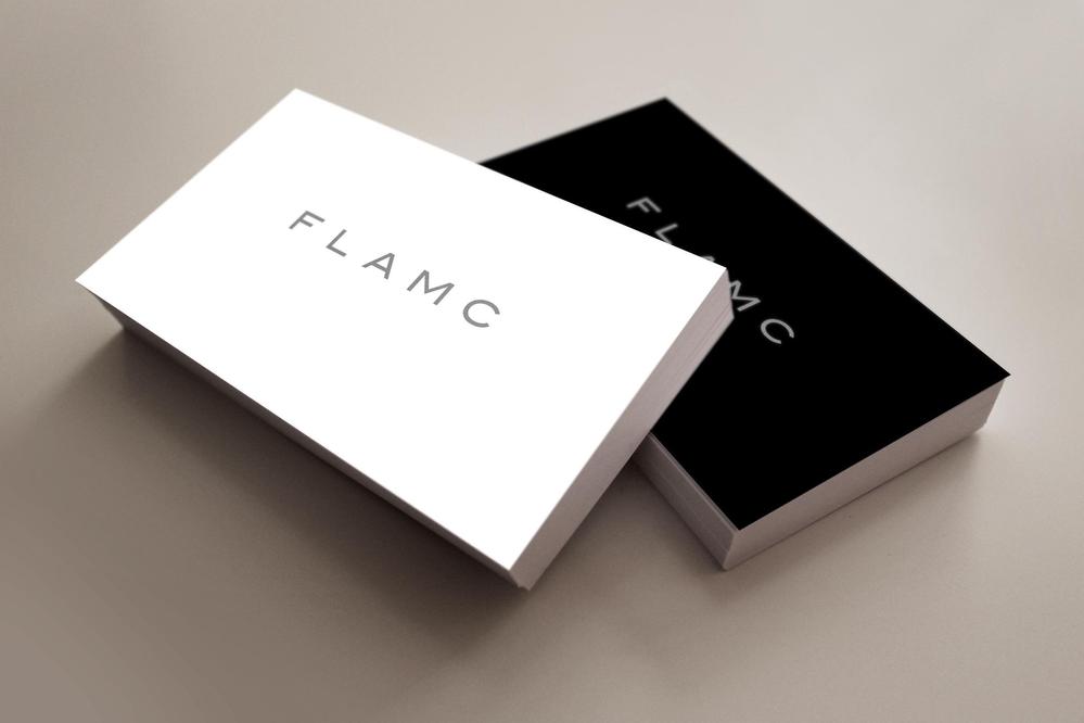 大人の男性向けライフスタイルメディア「FLAMC」のサービスロゴ制作