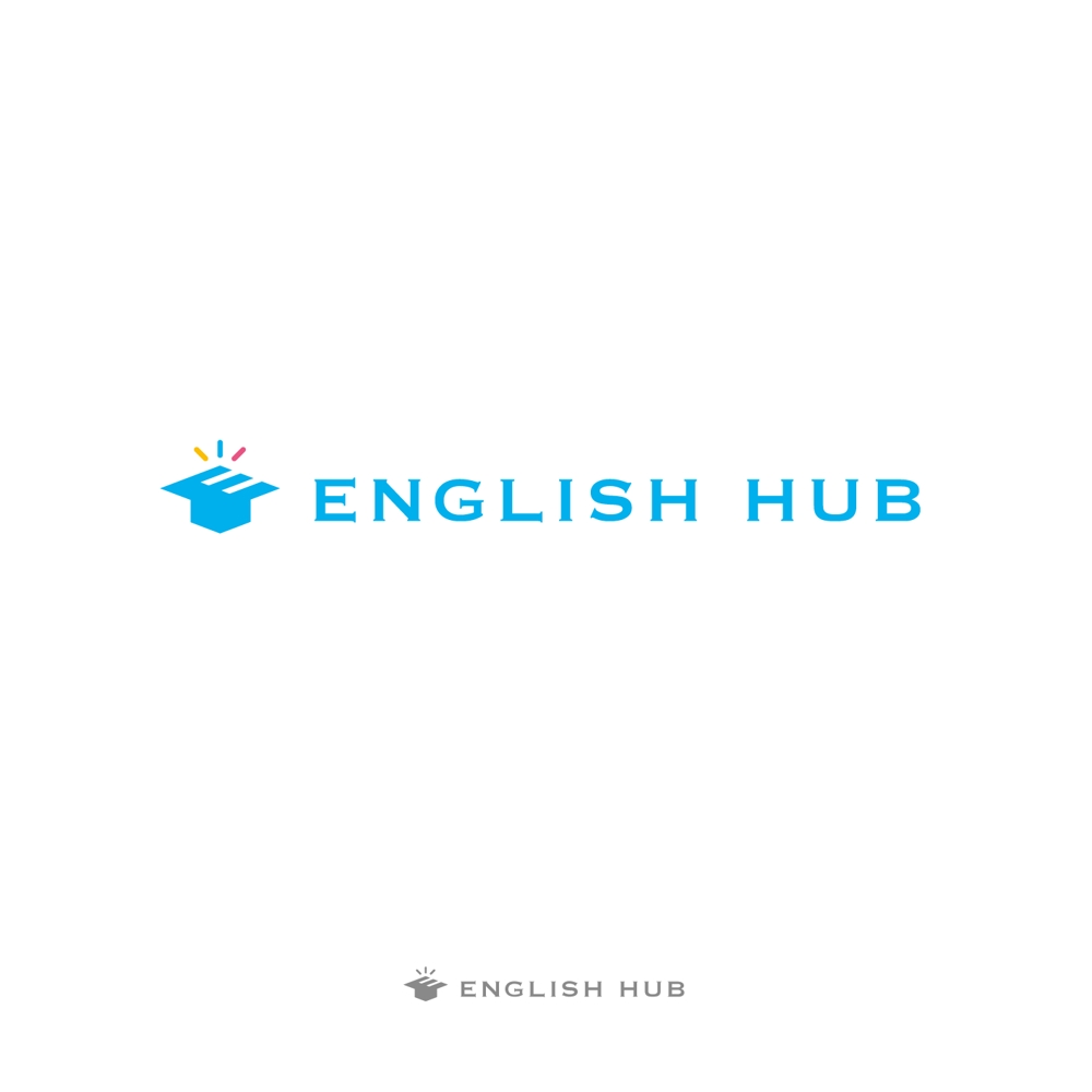 ウェブメディア「English Hub」のロゴ作成のお仕事