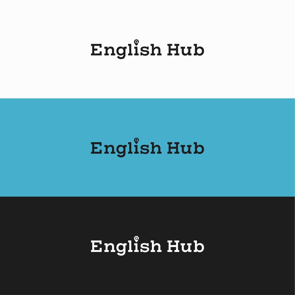 ウェブメディア「English Hub」のロゴ作成のお仕事