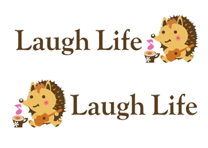 FISHERMAN (FISHERMAN)さんの「Laugh Life」のロゴ作成への提案
