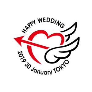 tensgraphic (tensgraphic)さんの[ロックフェスTシャツ風デザインを希望] 結婚式二次会で新郎新婦が着用する Tシャツ（衣装）のデザインへの提案