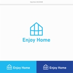 DeeDeeGraphics (DeeDeeGraphics)さんの住宅会社「エンジョイホーム」「Enjoy Home」のロゴへの提案