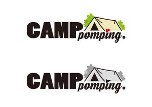 bracafeinc (bracafeinc)さんのキャンプサイト「CAMP pomping」のロゴへの提案