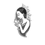 elephanさんの髪を流している女性のイラストへの提案