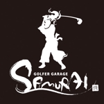 smoke-smoke (smoke-smoke)さんの「ゴルファーズ・ガレージ・サムライ」のロゴ作成への提案