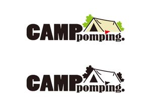 bracafeinc (bracafeinc)さんのキャンプサイト「CAMP pomping」のロゴへの提案