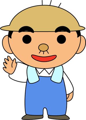 株式会社イーネットビズ (e-nets)さんの農産物食育ブログのゆるくてかわいい農家のおじさんキャラクターデザイン募集への提案