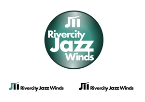 mochi (mochizuki)さんのWind Jazz Orchestra 「Rivercity Jazz Winds」 のロゴ制作への提案