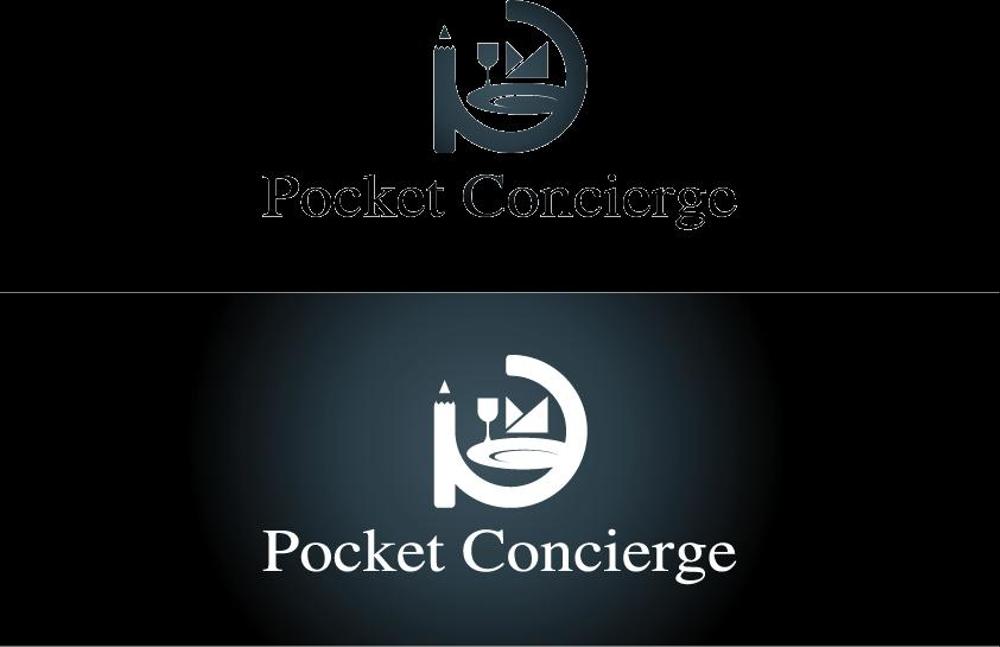 「Pocket Concierge」のロゴ作成