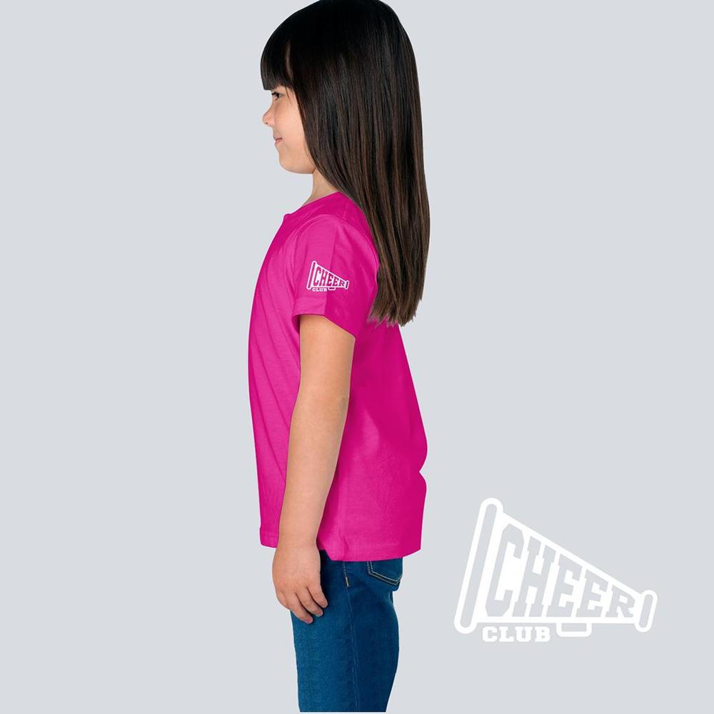 『チア発表会イベントの子ども(女の子)向け』Tシャツ用デザイン
