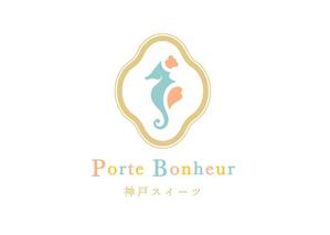 8273 ()さんのスィーツショップ「Porte Bonheur」のロゴへの提案