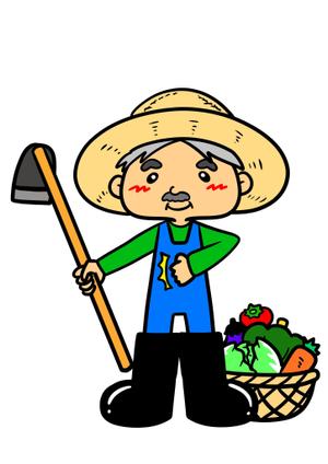 一般社団法人七色社 (nanairosya)さんの農産物食育ブログのゆるくてかわいい農家のおじさんキャラクターデザイン募集への提案